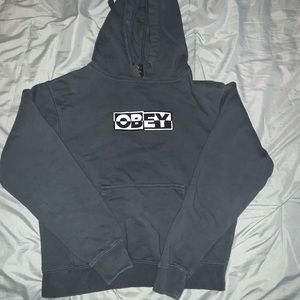 Obey Crop Hoodie